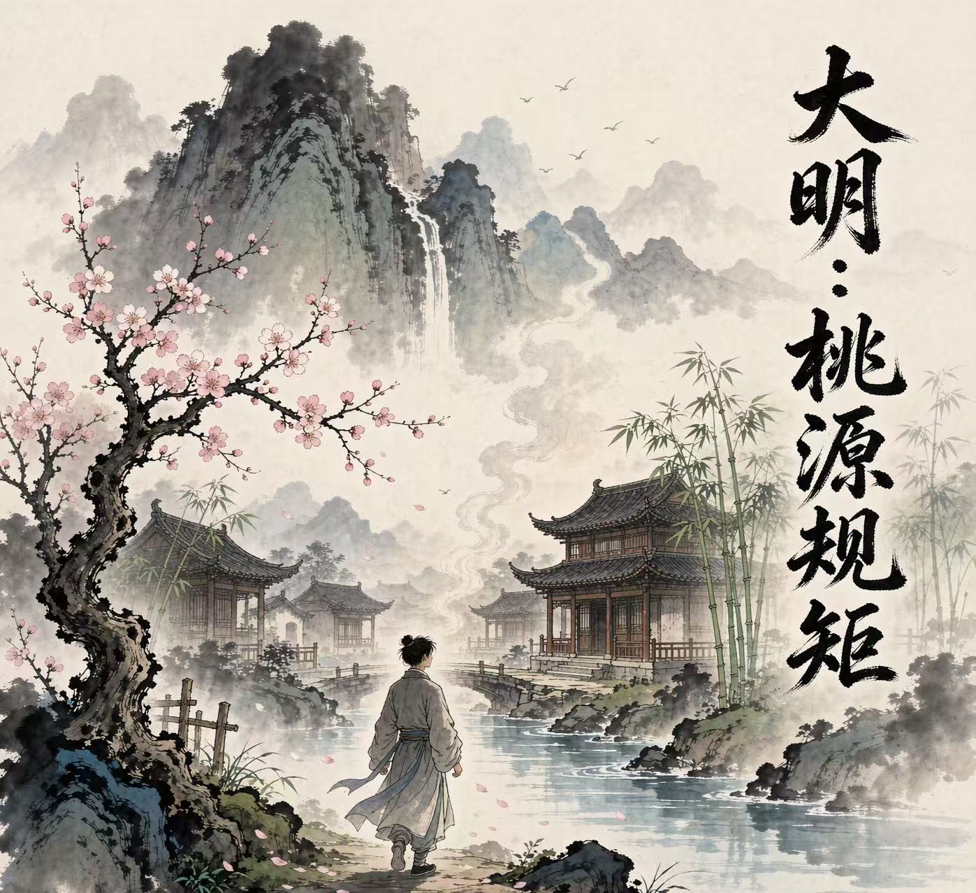 《大明：桃源规矩》封面